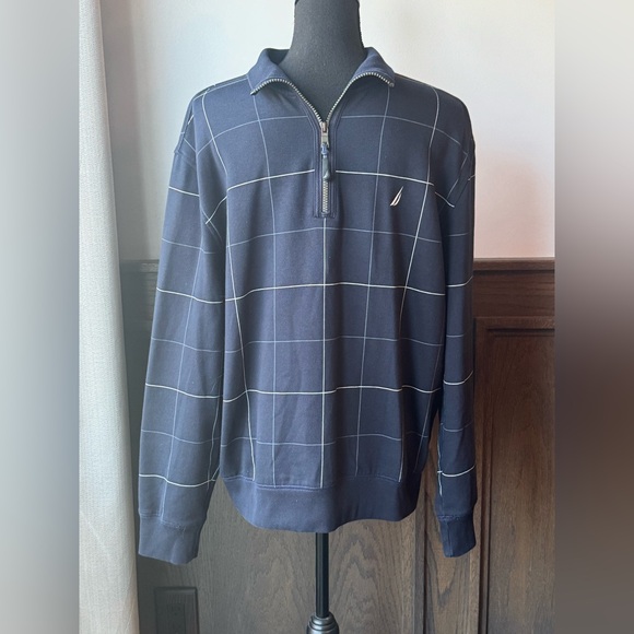 Nautica Other - Nautica Navy 1/4 Zip Up Sweater size Large